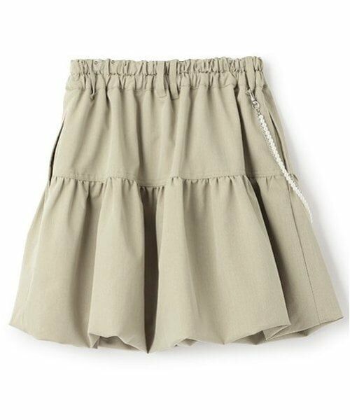 pom ponette junior / ポンポネット ジュニア ミニ・ひざ丈スカート | パールチャームバルーンスカート | 詳細2