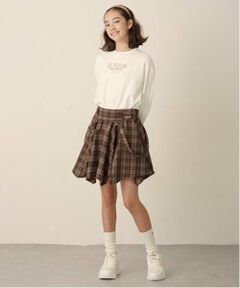 pom ponette junior / ポンポネット ジュニア ショート・ハーフ・半端丈パンツ | イレギュラーヘムスカパン