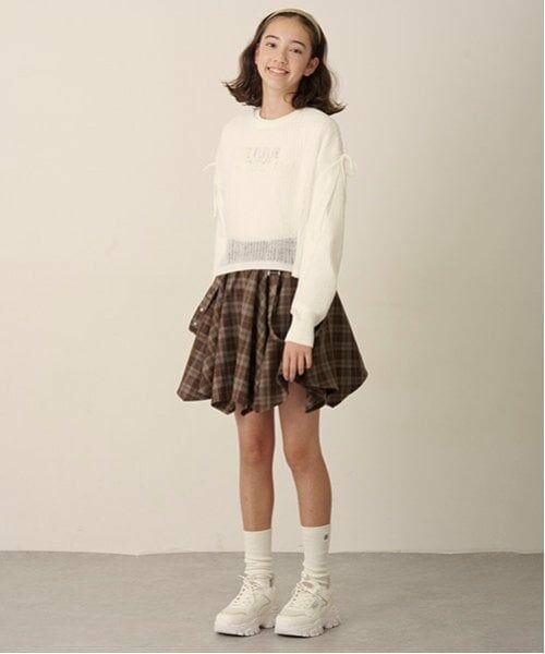 pom ponette junior / ポンポネット ジュニア ショート・ハーフ・半端丈パンツ | イレギュラーヘムスカパン | 詳細15