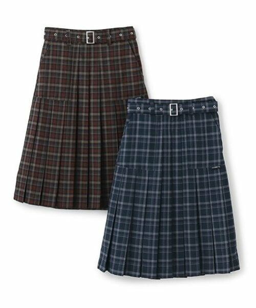 pom ponette junior / ポンポネット ジュニア ミニ・ひざ丈スカート | チェックミディスカート | 詳細12