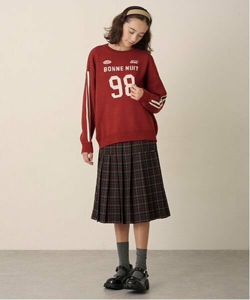 pom ponette junior / ポンポネット ジュニア ミニ・ひざ丈スカート | チェックミディスカート | 詳細14