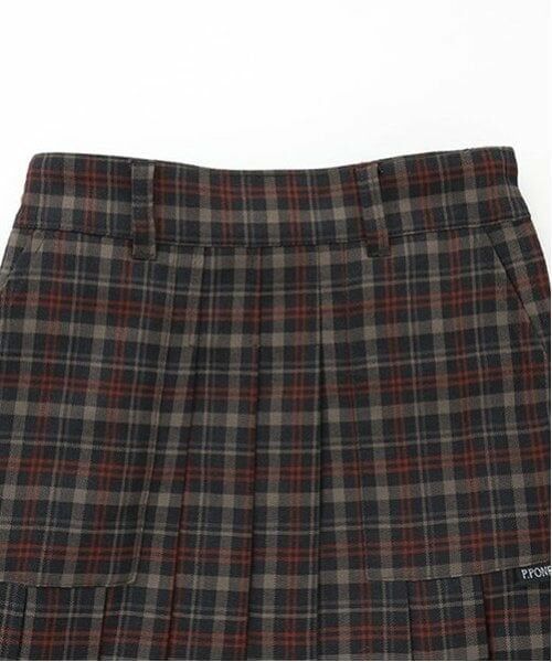 pom ponette junior / ポンポネット ジュニア ミニ・ひざ丈スカート | チェックミディスカート | 詳細4