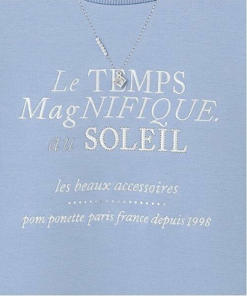 pom ponette junior / ポンポネット ジュニア スウェット | ネックレスロゴダンボールトレーナー | 詳細3