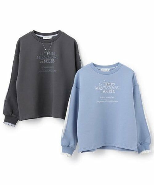 pom ponette junior / ポンポネット ジュニア スウェット | ネックレスロゴダンボールトレーナー | 詳細8