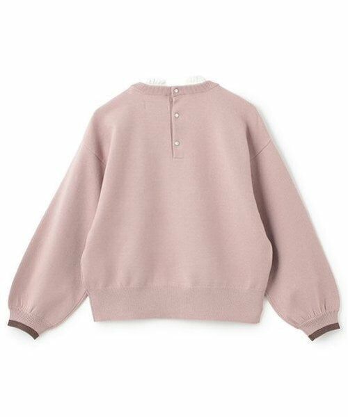 pom ponette junior / ポンポネット ジュニア ニット・セーター | リボンジャガードフリル衿ニット | 詳細2