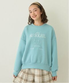 pom ponette junior / ポンポネット ジュニア スウェット | 【裏毛裏起毛】エンブレムロゴトレーナー