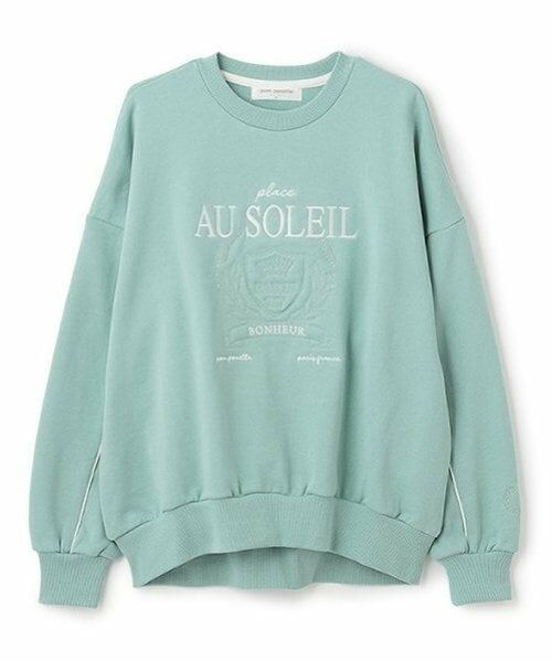 pom ponette junior / ポンポネット ジュニア スウェット | 【裏毛裏起毛】エンブレムロゴトレーナー | 詳細1