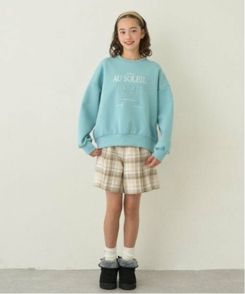 pom ponette junior / ポンポネット ジュニア スウェット | 【裏毛裏起毛】エンブレムロゴトレーナー | 詳細10