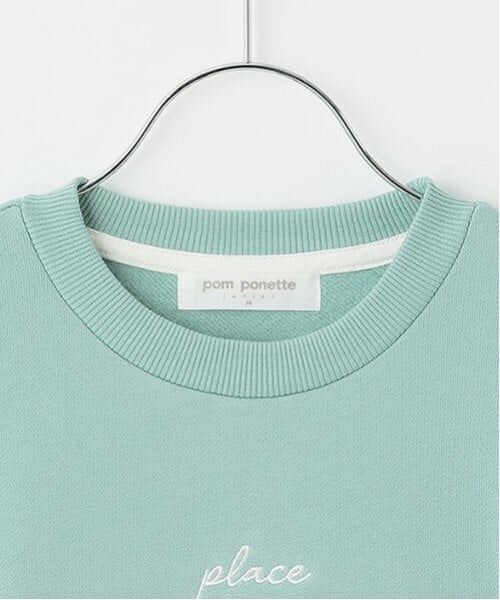 pom ponette junior / ポンポネット ジュニア スウェット | 【裏毛裏起毛】エンブレムロゴトレーナー | 詳細3