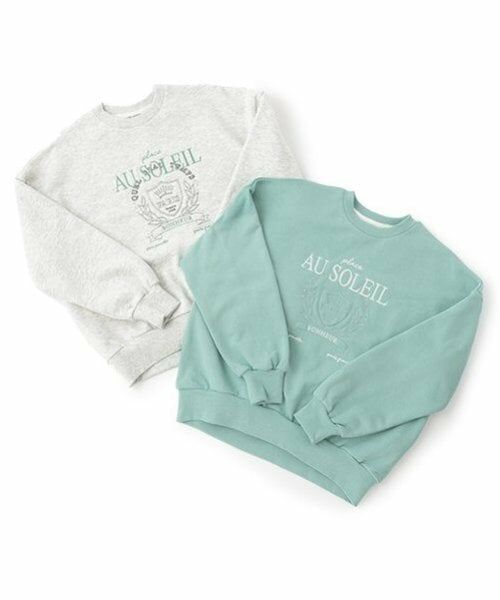 pom ponette junior / ポンポネット ジュニア スウェット | 【裏毛裏起毛】エンブレムロゴトレーナー | 詳細9