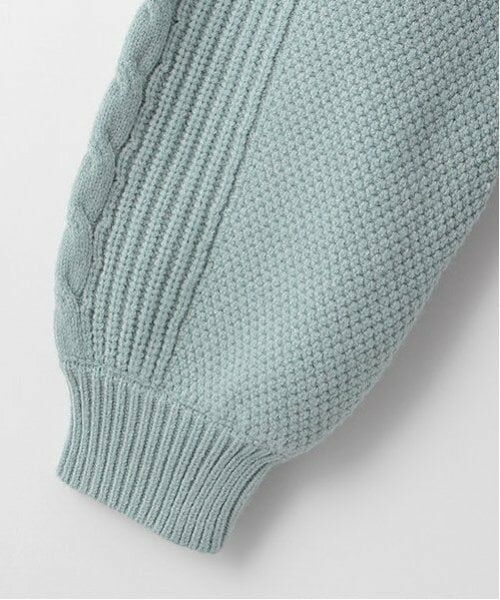 pom ponette junior / ポンポネット ジュニア カーディガン・ボレロ | レースアップZIPニットカーデセット | 詳細5