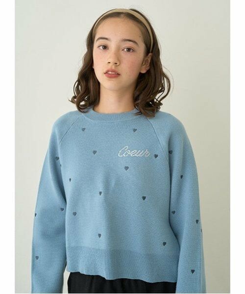pom ponette junior / ポンポネット ジュニア ニット・セーター | ミニハートニットプルオーバー | 詳細2