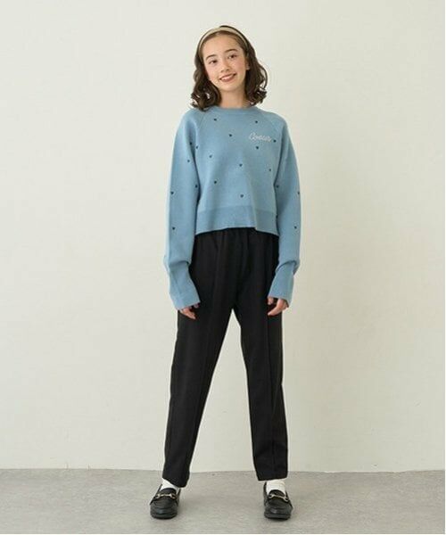 pom ponette junior / ポンポネット ジュニア ニット・セーター | ミニハートニットプルオーバー | 詳細3