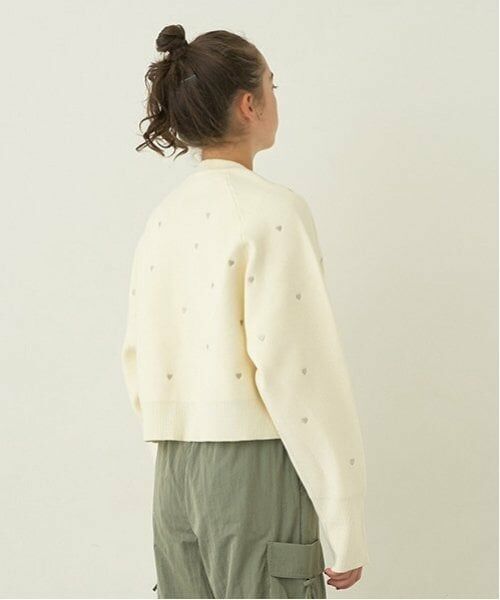 pom ponette junior / ポンポネット ジュニア ニット・セーター | ミニハートニットプルオーバー | 詳細5