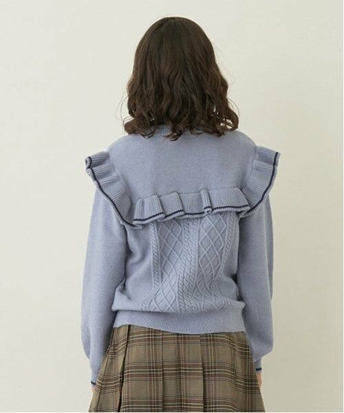 pom ponette junior / ポンポネット ジュニア ニット・セーター | リボンフリルニット | 詳細7