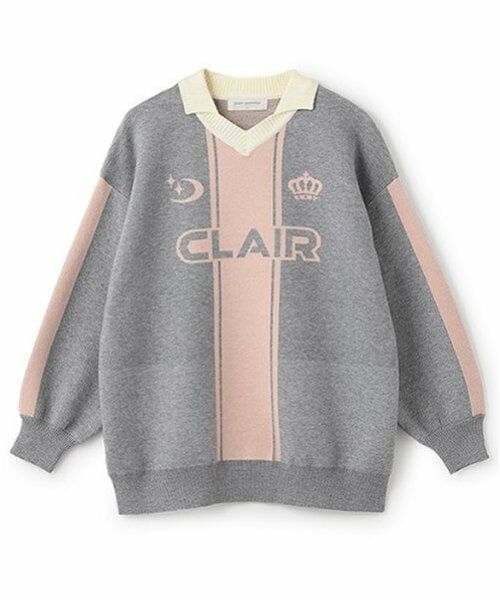 pom ponette junior / ポンポネット ジュニア ニット・セーター | 衿付サッカーニット | 詳細1