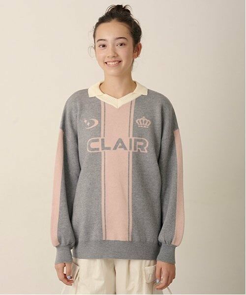 pom ponette junior / ポンポネット ジュニア ニット・セーター | 衿付サッカーニット | 詳細10