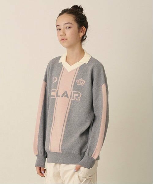 pom ponette junior / ポンポネット ジュニア ニット・セーター | 衿付サッカーニット | 詳細11