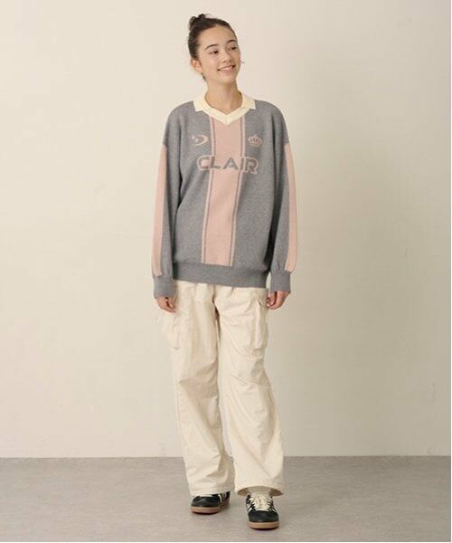 pom ponette junior / ポンポネット ジュニア ニット・セーター | 衿付サッカーニット | 詳細14