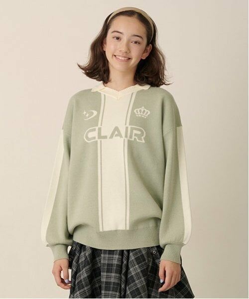 pom ponette junior / ポンポネット ジュニア ニット・セーター | 衿付サッカーニット | 詳細15