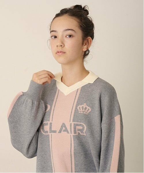 pom ponette junior / ポンポネット ジュニア ニット・セーター | 衿付サッカーニット | 詳細9