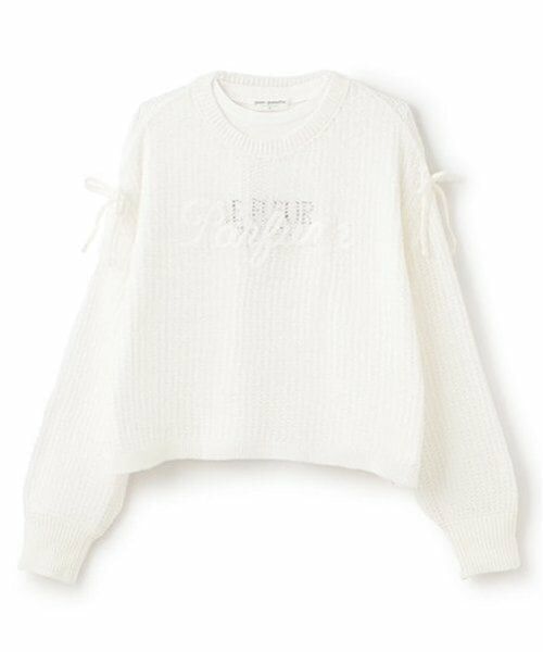 pom ponette junior / ポンポネット ジュニア ニット・セーター | メッシュ編みニット＋ロンTセット | 詳細11