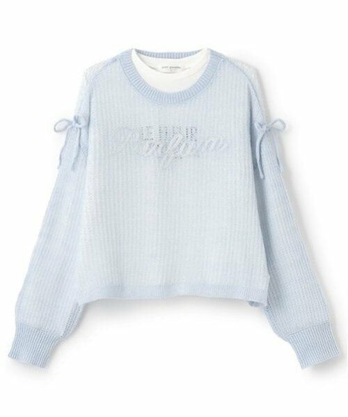 pom ponette junior / ポンポネット ジュニア ニット・セーター | メッシュ編みニット＋ロンTセット | 詳細12