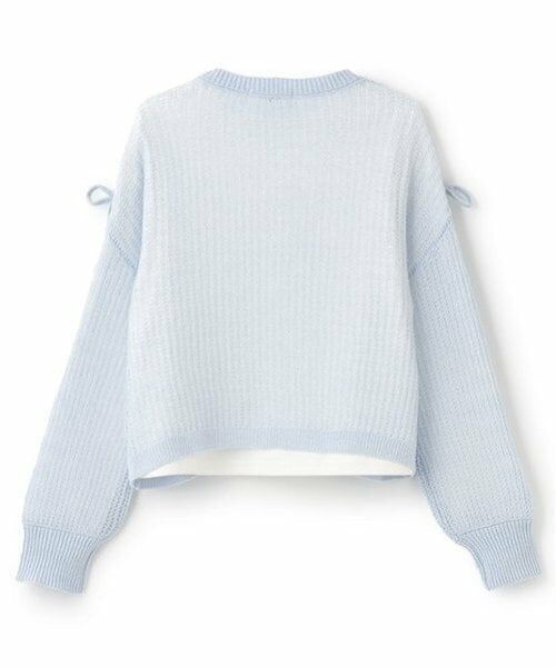 pom ponette junior / ポンポネット ジュニア ニット・セーター | メッシュ編みニット＋ロンTセット | 詳細13