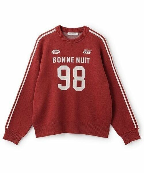 pom ponette junior / ポンポネット ジュニア ニット・セーター | ナンバリングジャガードニット | 詳細1