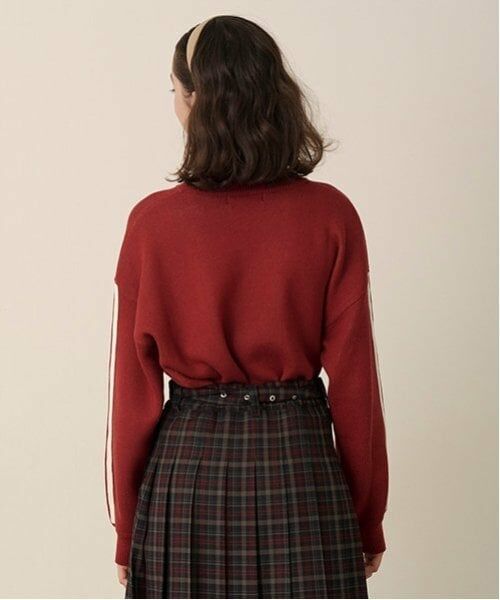 pom ponette junior / ポンポネット ジュニア ニット・セーター | ナンバリングジャガードニット | 詳細13