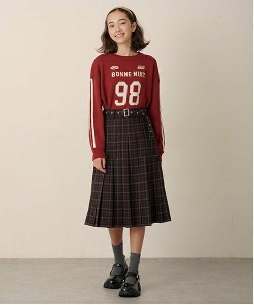 pom ponette junior / ポンポネット ジュニア ニット・セーター | ナンバリングジャガードニット | 詳細14