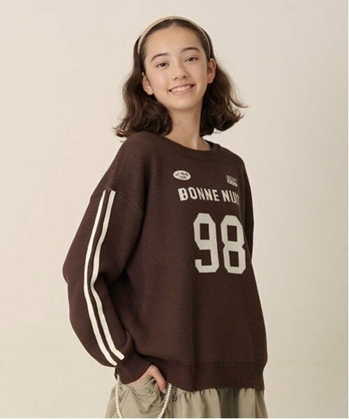 pom ponette junior / ポンポネット ジュニア ニット・セーター | ナンバリングジャガードニット | 詳細15