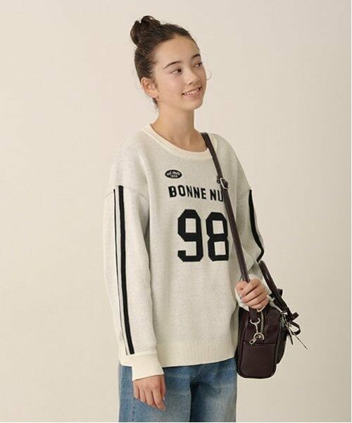 pom ponette junior / ポンポネット ジュニア ニット・セーター | ナンバリングジャガードニット | 詳細17