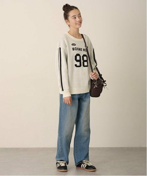 pom ponette junior / ポンポネット ジュニア ニット・セーター | ナンバリングジャガードニット | 詳細18