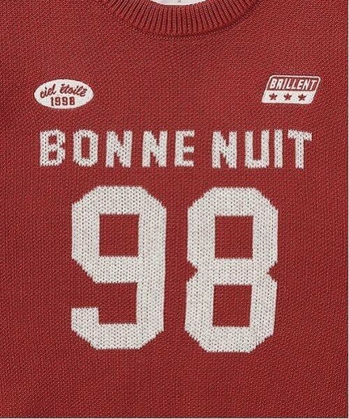 pom ponette junior / ポンポネット ジュニア ニット・セーター | ナンバリングジャガードニット | 詳細4