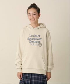 pom ponette junior / ポンポネット ジュニア パーカー | 【GOOD PRICE】クシュっと袖レタリング裏毛パーカ