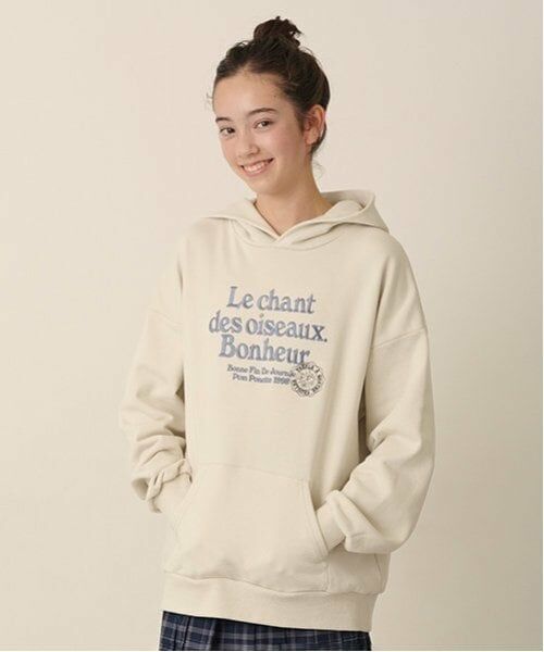 pom ponette junior / ポンポネット ジュニア パーカー | 【GOOD PRICE】クシュっと袖レタリング裏毛パーカ | 詳細16