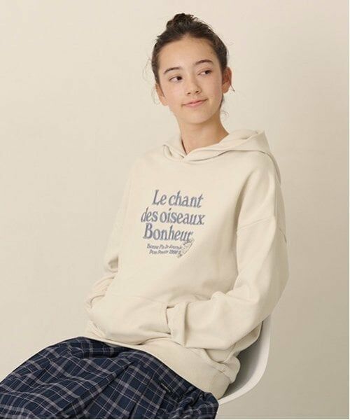 pom ponette junior / ポンポネット ジュニア パーカー | 【GOOD PRICE】クシュっと袖レタリング裏毛パーカ | 詳細17