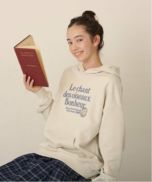 pom ponette junior / ポンポネット ジュニア パーカー | 【GOOD PRICE】クシュっと袖レタリング裏毛パーカ | 詳細18