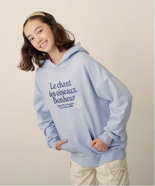 pom ponette junior / ポンポネット ジュニア パーカー | 【GOOD PRICE】クシュっと袖レタリング裏毛パーカ | 詳細23