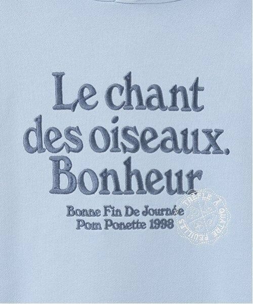 pom ponette junior / ポンポネット ジュニア パーカー | 【GOOD PRICE】クシュっと袖レタリング裏毛パーカ | 詳細4