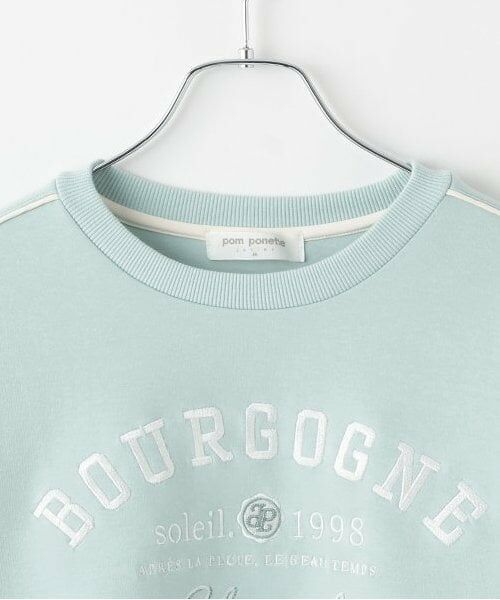 pom ponette junior / ポンポネット ジュニア スウェット | 【WEB限定】袖ラインロゴトップス | 詳細2