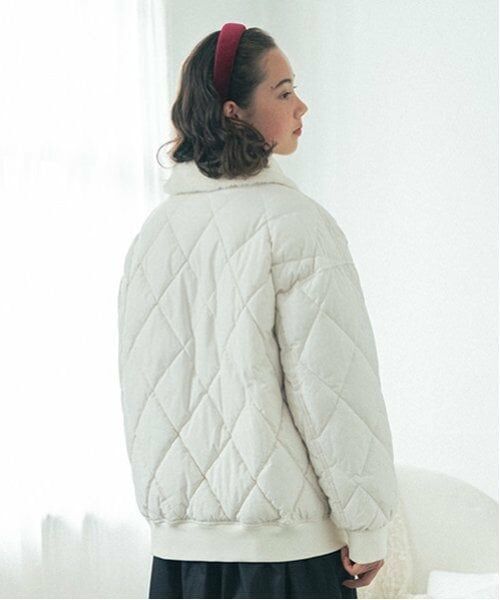 pom ponette junior / ポンポネット ジュニア ブルゾン | 【撥水】【家庭洗濯可】キルティングブルゾン | 詳細2