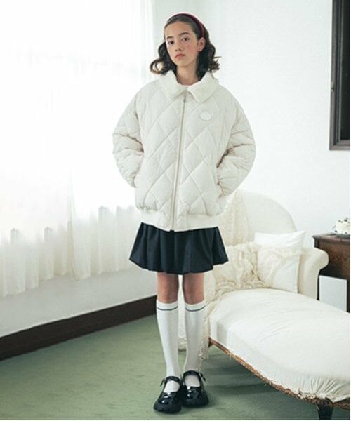 pom ponette junior / ポンポネット ジュニア ブルゾン | 【撥水】【家庭洗濯可】キルティングブルゾン | 詳細4