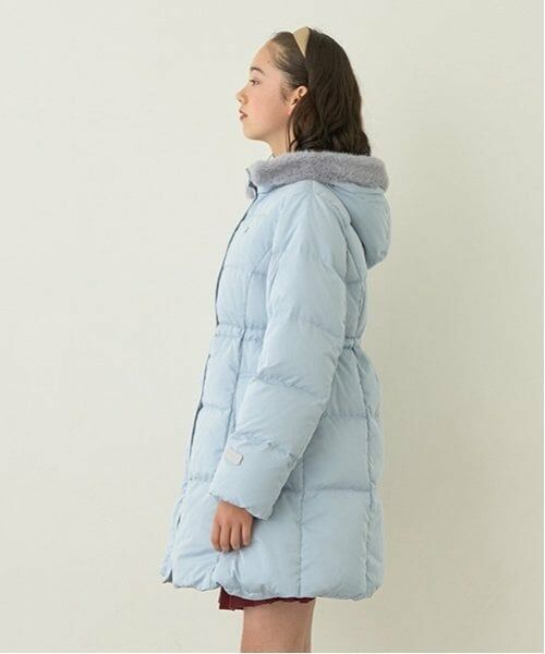 pom ponette junior / ポンポネット ジュニア その他アウター | 【撥水】【家庭洗濯可】Aラインダウンコート | 詳細1