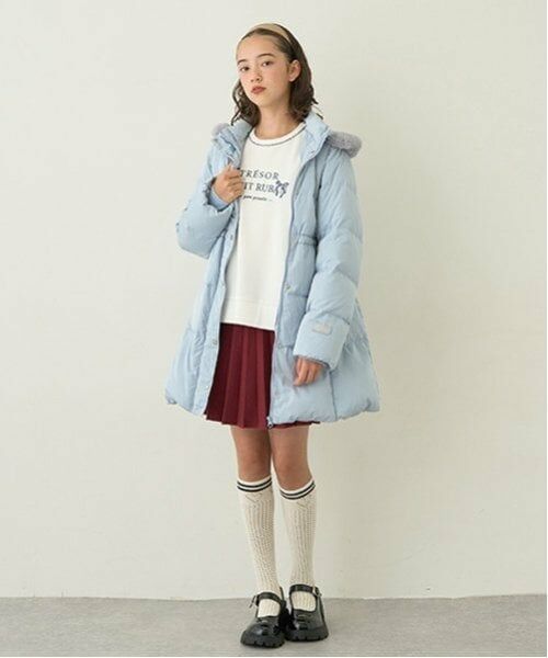 pom ponette junior / ポンポネット ジュニア その他アウター | 【撥水】【家庭洗濯可】Aラインダウンコート | 詳細3