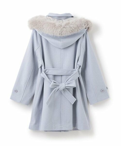 pom ponette junior / ポンポネット ジュニア その他アウター | ステンカラ-フーディウールコート | 詳細1
