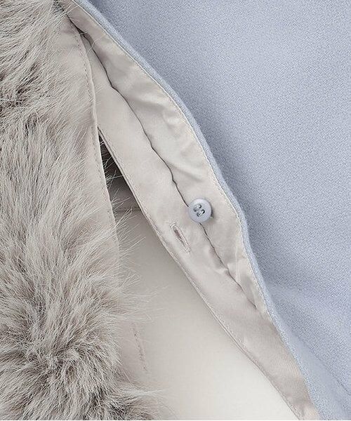 pom ponette junior / ポンポネット ジュニア その他アウター | ステンカラ-フーディウールコート | 詳細5