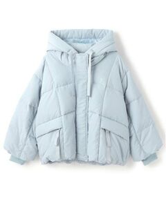 pom ponette junior / ポンポネット ジュニア ブルゾン | 【撥水】【家庭洗濯可】リボンチャームつきダウンジャケット