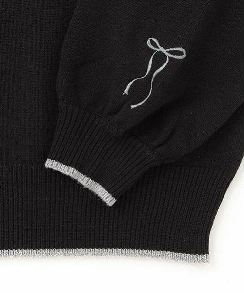 pom ponette junior / ポンポネット ジュニア ミニ丈・ひざ丈ワンピース | ニットプルオーバー×キャミワンピセット | 詳細3